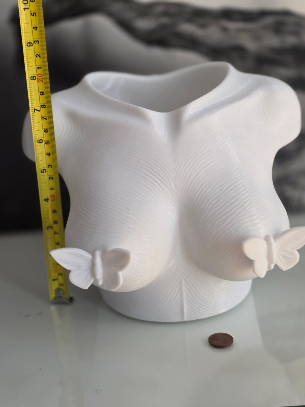 Soluna Butterfly Torso Vase - Made to Order