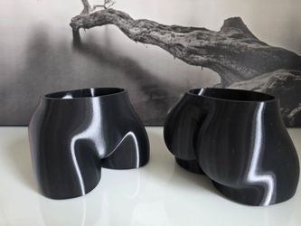 Black Booty Planter Unique Succulent Decor