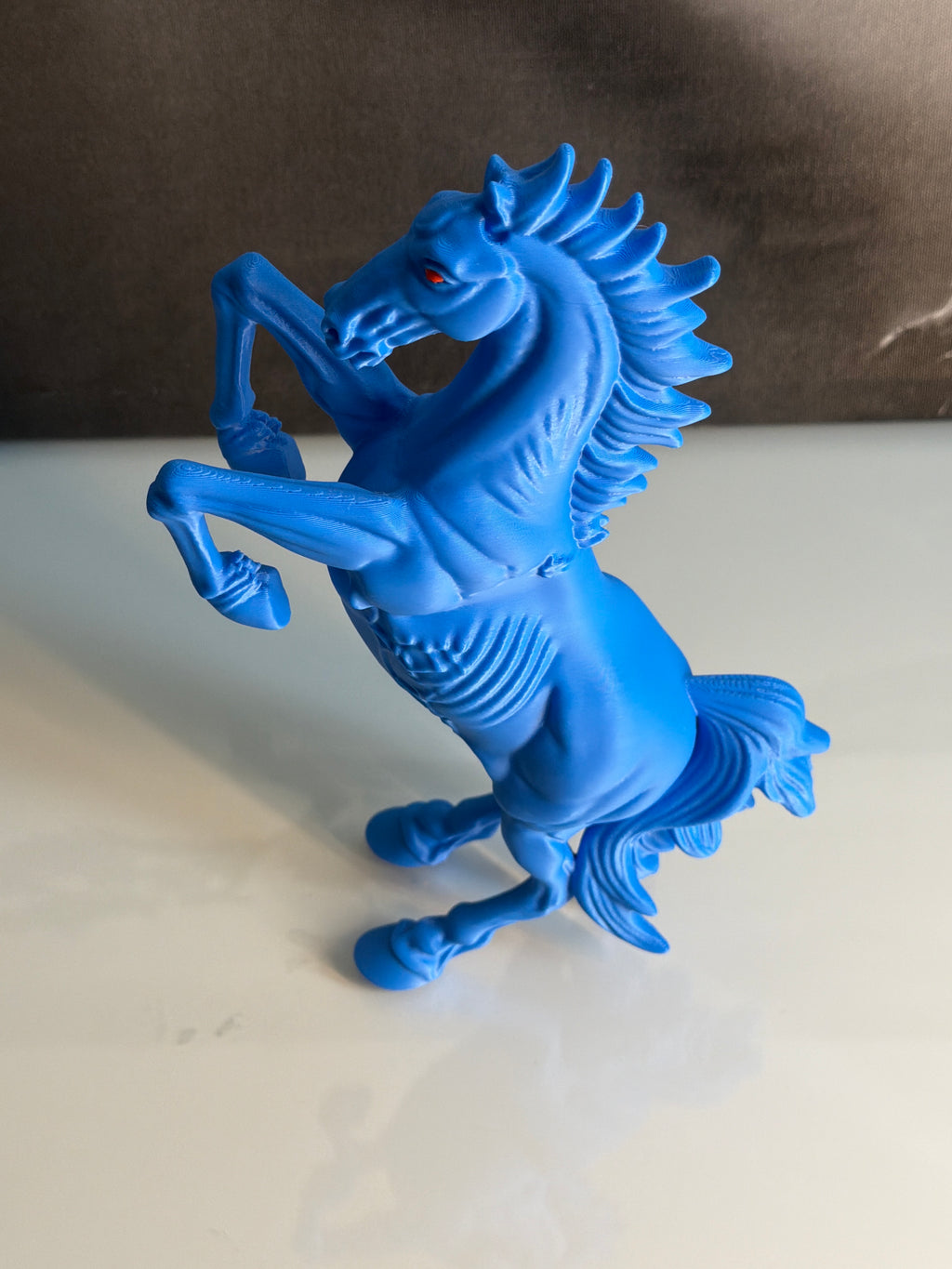 Blue Horse Statue Denver Inspired Decor